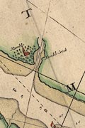 button to larger view of River Hamble  
on Collins' chart of 1693