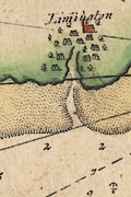 button to larger view of Lymington River  
on Collins' chart of 1693